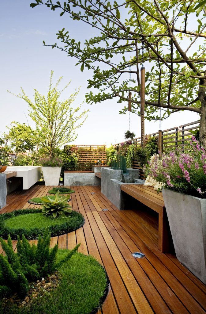11 Ideas para terraza jardín (11)