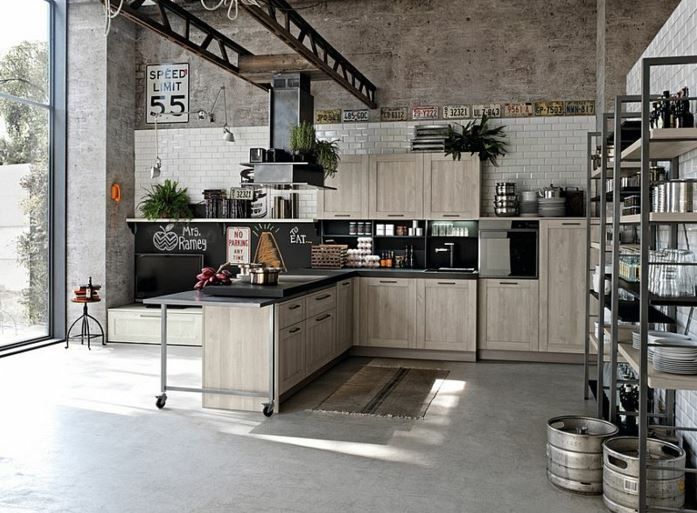 Los 3 estilos más importantes para la decoración - industrial cocinas
