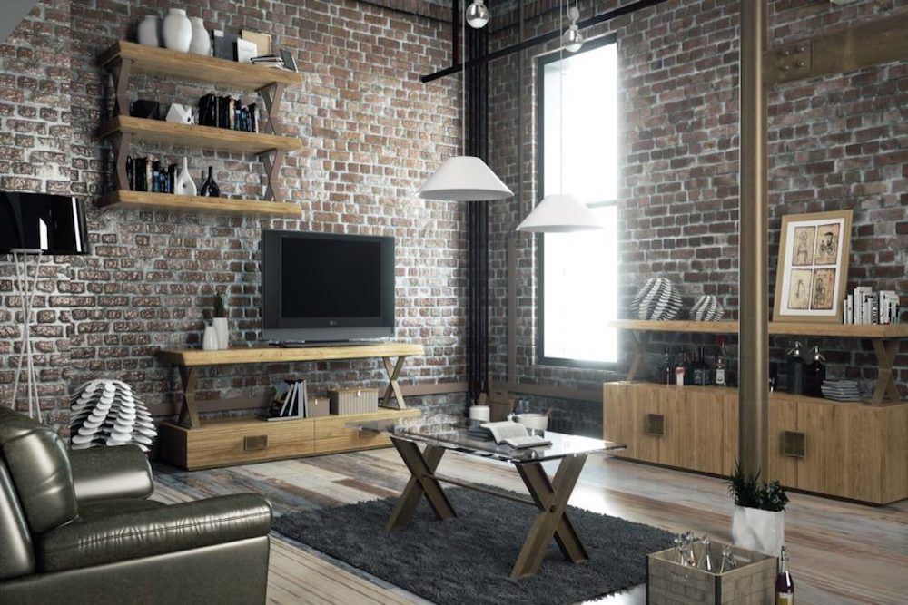 Los 3 estilos más importantes para la decoración - industrial salón