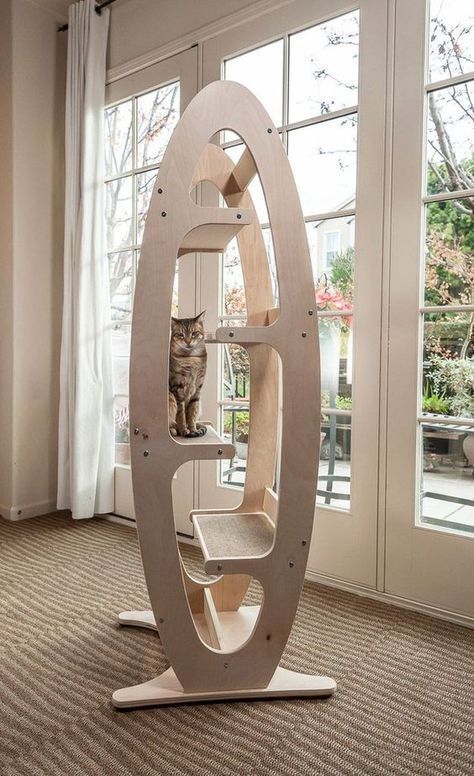 Ideas DIY para crear espacios para gatos (13)