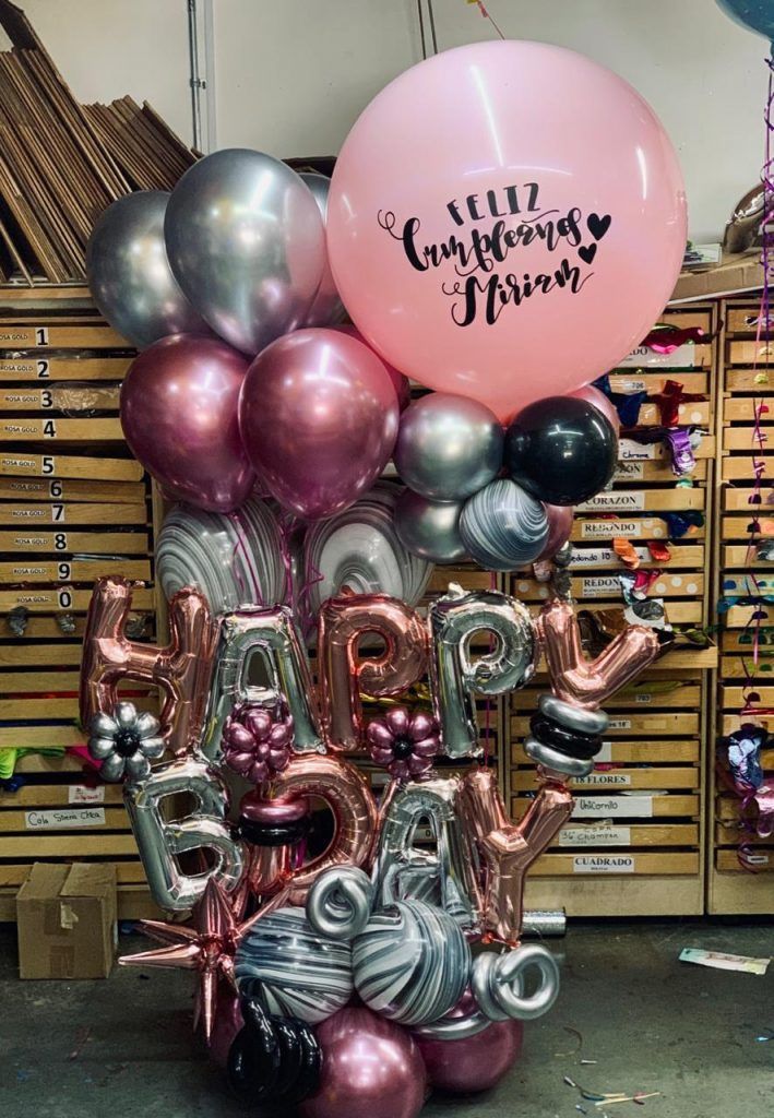 Decoración con globos