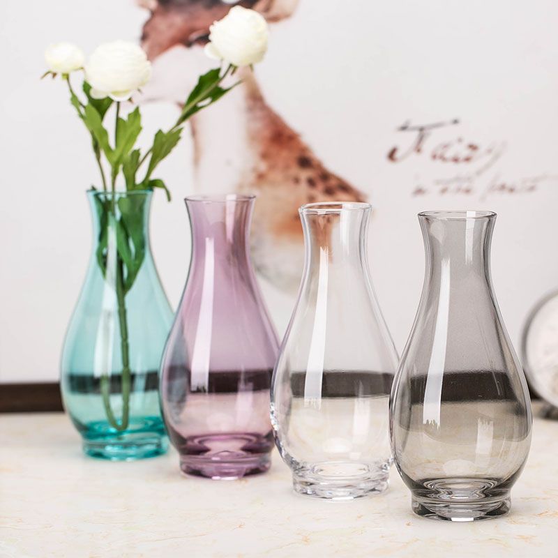 Decoración con jarrones de cristal (1)