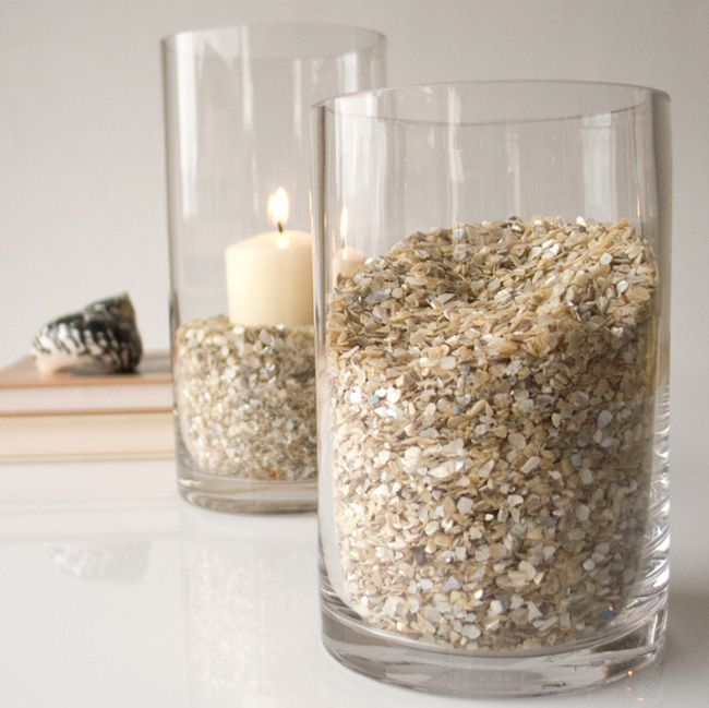 Decoración con jarrones de cristal (4)