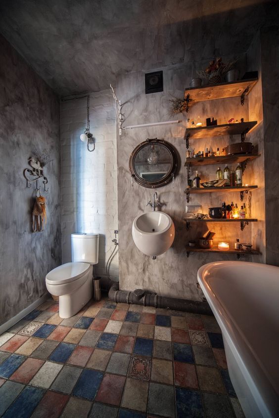 21 baños creados de una manera única y personal