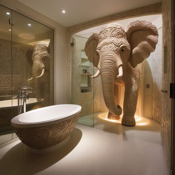Decoración en forma de animales