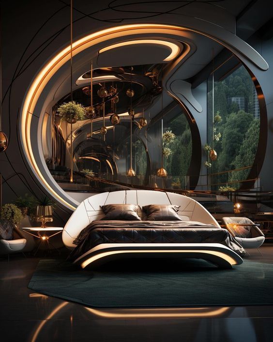El elegante encanto de las habitaciones en tonos oscuros