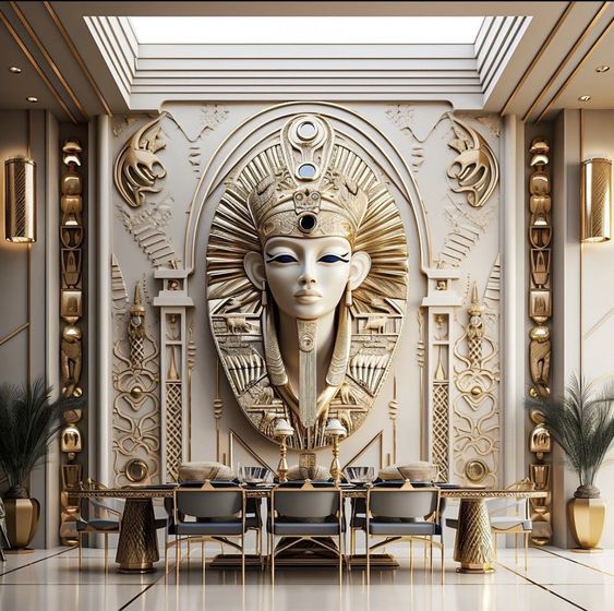 Decoración Inspirada en el Antiguo Egipto para Espacios Modernos